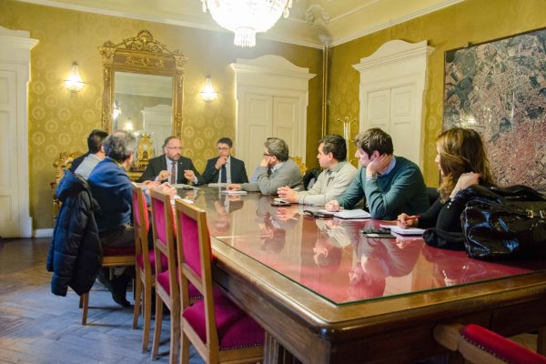 I relatori della conferenza stampa sugli aumenti tariffari