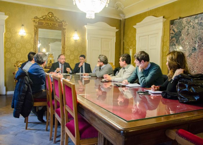 I relatori della conferenza stampa sugli aumenti tariffari