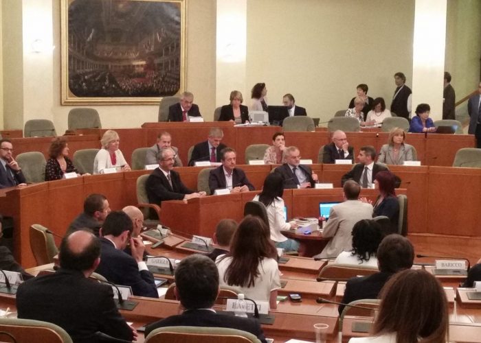 Il Consiglio Regionale durante una seduta