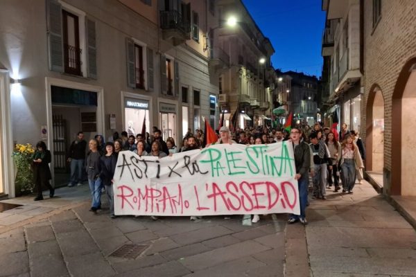 Corteo Asti per la Palestina