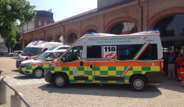 Ambulanze della Croce verde di Nizza Monferrato