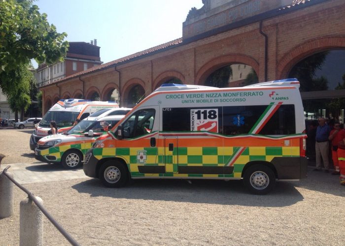Ambulanze della Croce verde di Nizza Monferrato
