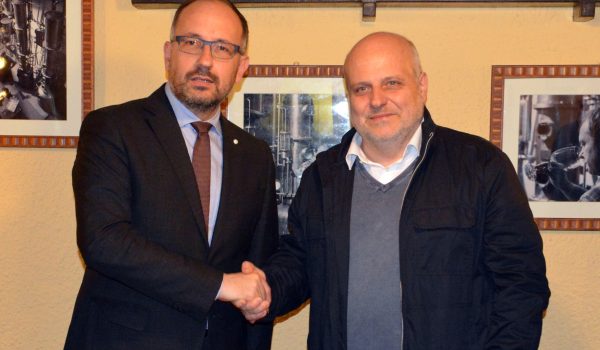 Il sindaco Maurizio Rasero di Asti e Maurizio Marello di Alba