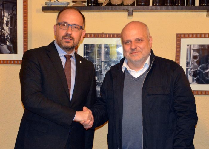 Il sindaco Maurizio Rasero di Asti e Maurizio Marello di Alba