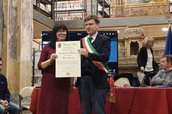 Delia Cortese cittadinanza onoraria Villanova