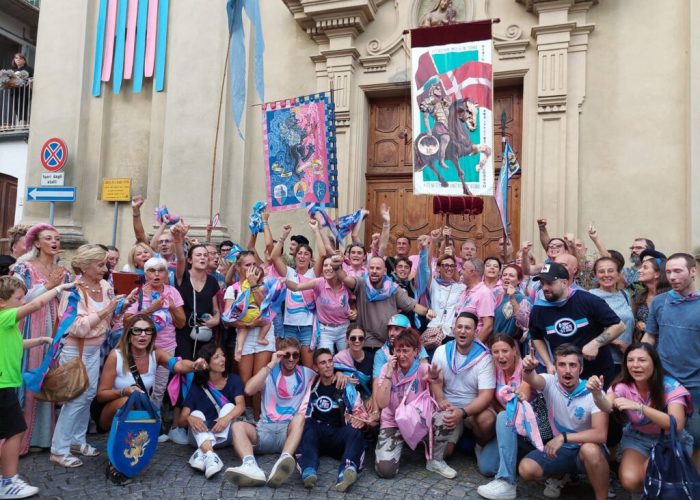 Festeggiamenti Santa Maria Nuova dopo la vittoria del Palio di Asti 202330