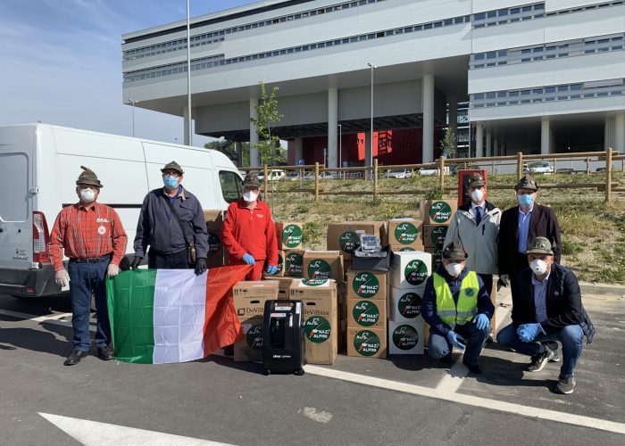 Gli Alpini donano strumentazioni all’ospedale di Verduno