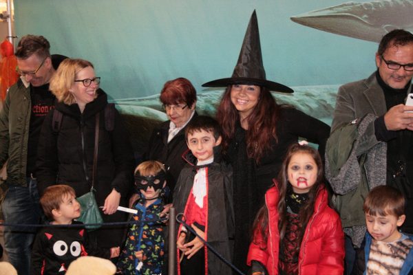 Gruppo "horror" alla festa di Halloween