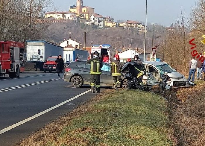 Incidente stradale Ferrere