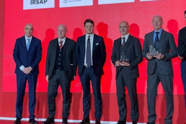 La premiazione a Roma: Paolo Marmo è il primo da destra