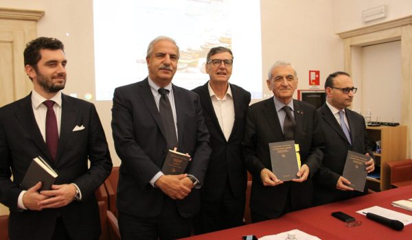 I relatori dell'incontro a Palazzo Mazzetti