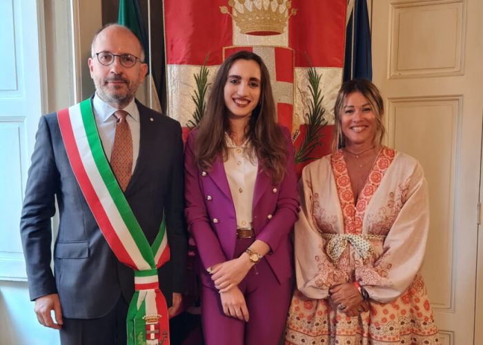 Kejsi Berbiu incontra il sindaco Rasero e l'assessore Bologna