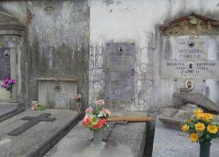 Ladri di tombe nel cimitero di Capriglio