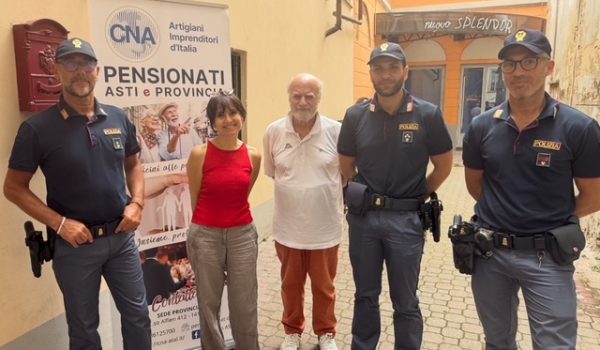 Lezione antitruffa alla Cna con la polizia di Asti