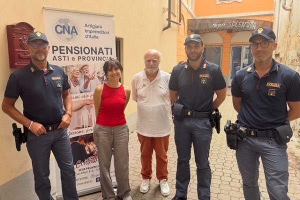 Lezione antitruffa alla Cna con la polizia di Asti