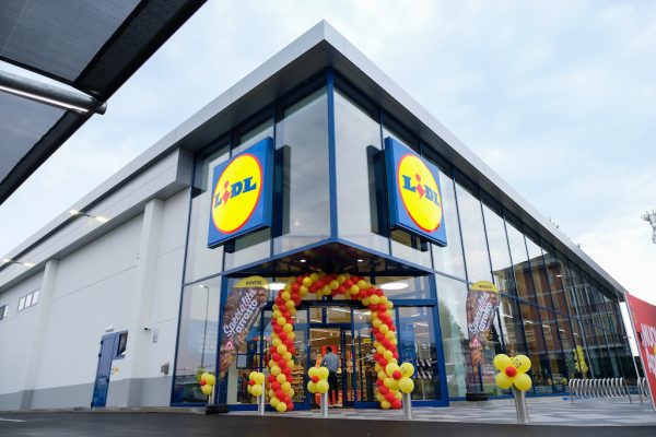 L'esterno del nuovo Lidl