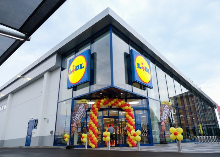 L'esterno del nuovo Lidl