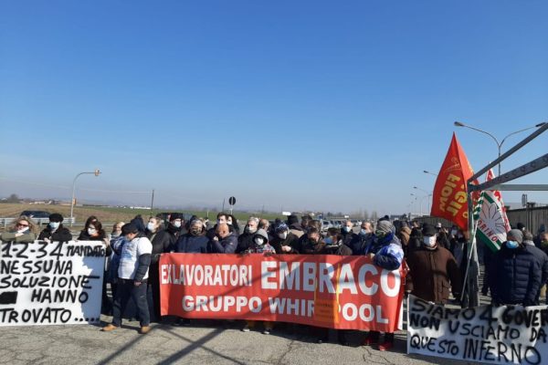 Manifestazione Embraco 17 febbraio