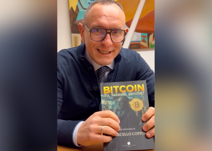 Marcello Coppo con il suo romanzo