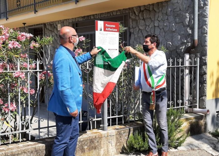Marco Stobbione e il sindaco Tealdi