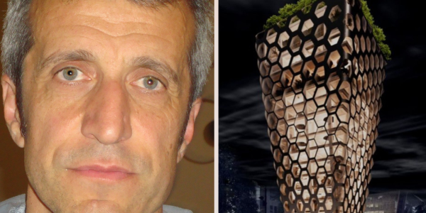 Massimo Scognamiglio e grattacielo a grappolo