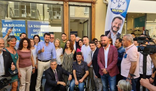 Matteo Salvini ad Asti 10 giugno 20221