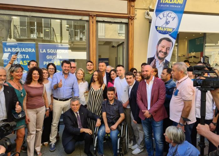 Matteo Salvini ad Asti 10 giugno 20221