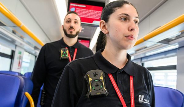Trenitalia presentazione delle bodycam FS Security