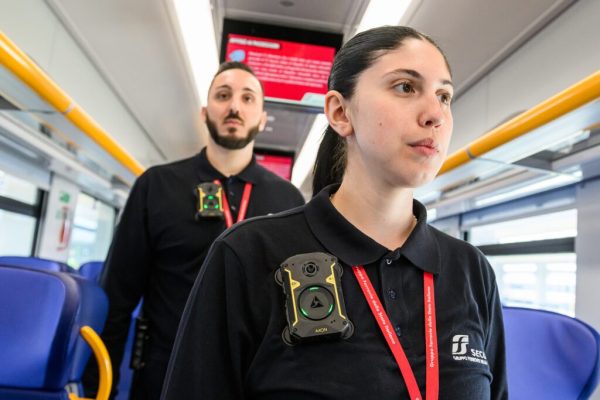 Trenitalia presentazione delle bodycam FS Security
