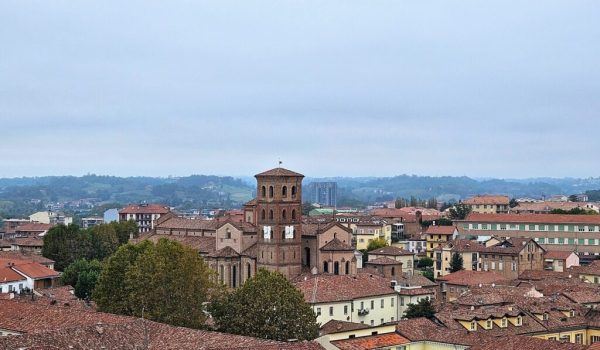 Panorama Asti dalla cima della Torre Comentina