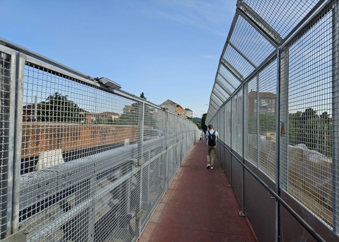 Ponte Ogerio Alfieri nuova passerella risultato