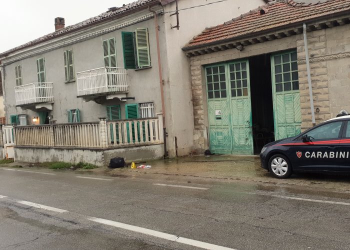 La casa di Cellino, dove è avvenuto l'omicidio del geometra