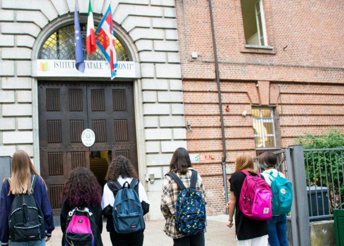 Primo giorno scuola Monti