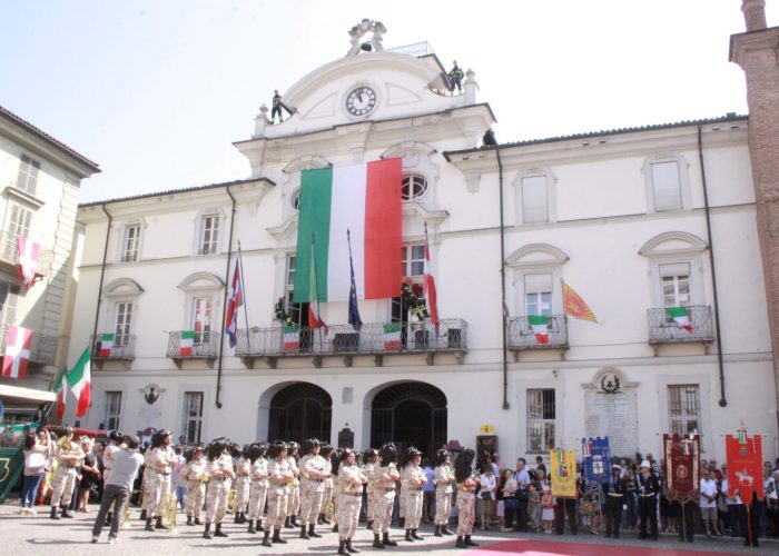 Un momento della cerimonia