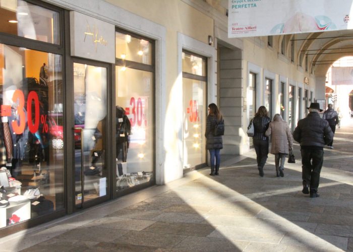 Saldi invernali in città