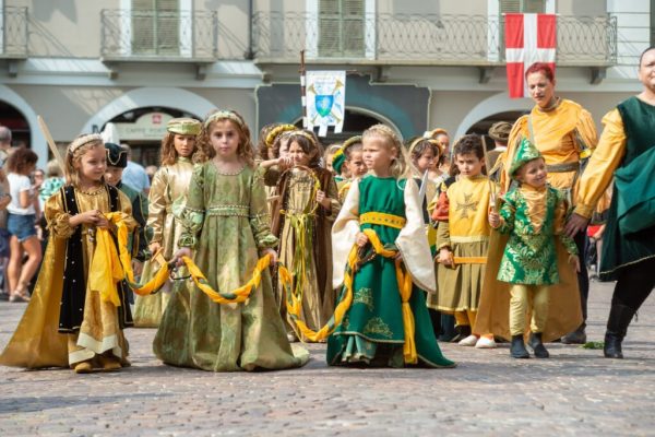 Sfilata dei bambini al Palio di Asti 20226