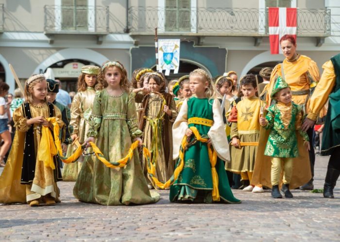 Sfilata dei bambini al Palio di Asti 20226