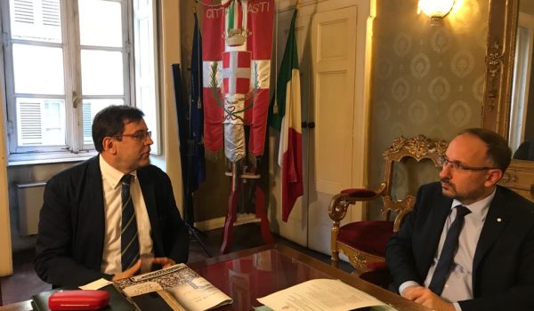 Sindaco con Bruno Mellano, Garante Regionale dei detenuti