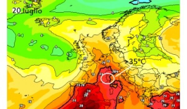 Sole e caldo, qualche temporale da venerdì