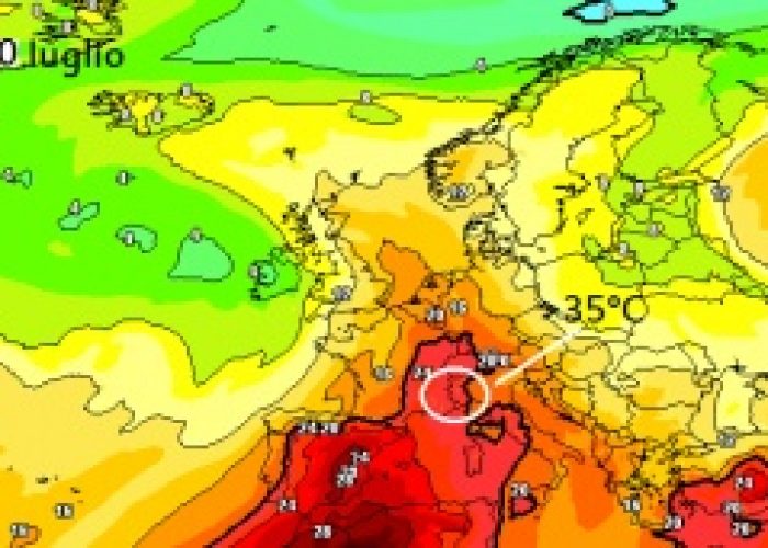 Sole e caldo, qualche temporale da venerdì