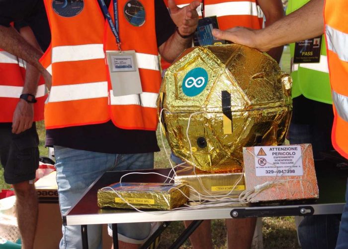 La sonda lanciata da Carmagnola e precipitata nell'astigiano