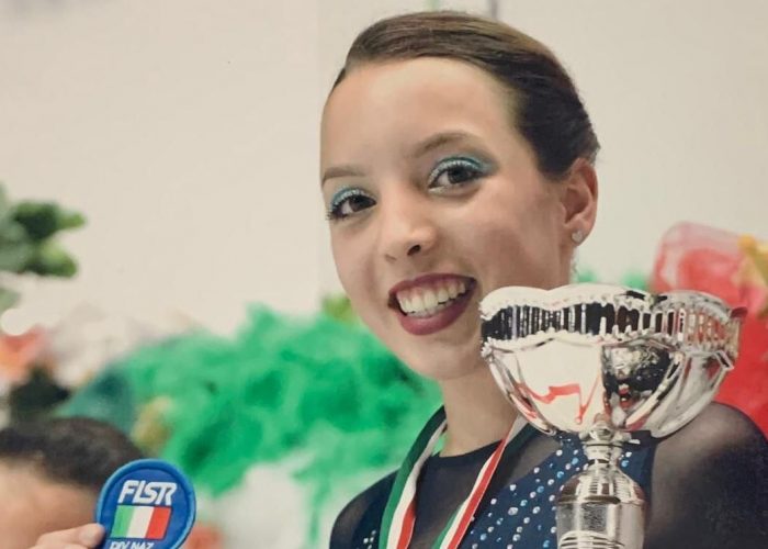 Soraya con Coppa e Scudetto dei Campioni Italiani
