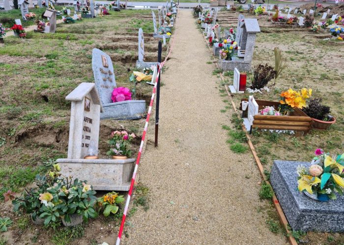 Tombe affossate cimitero di Asti risultato