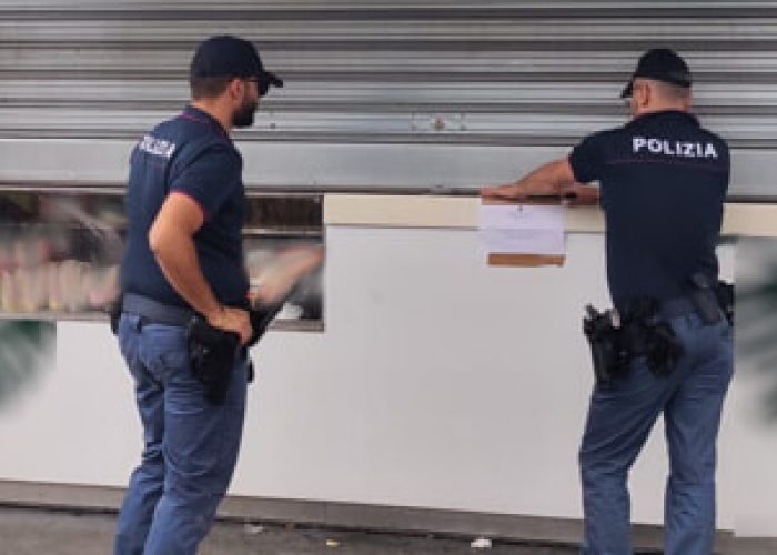 VIALE MARIO RAPISARDI ATTIVITA’ DI UN CHIOSCO BAR SOSPESA PER GIORNI ERA RITROVO DI PREGIUDICATI