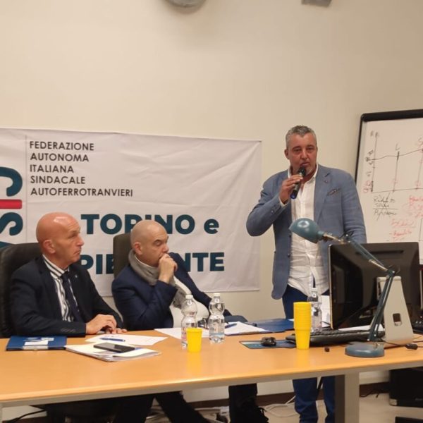 Vincenzo Filoramo eletto Segretario regionale Faisa Cisal Piemonte