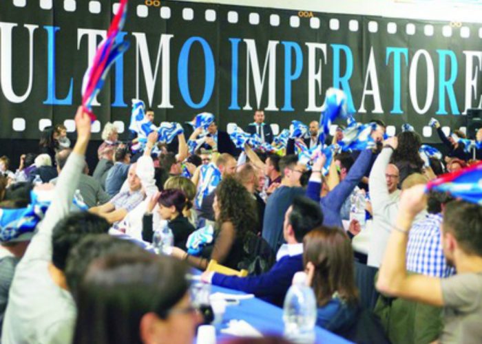 Accoglienza da favola a Tanaroper l'"Imperatore" Gigi Bruschelli
