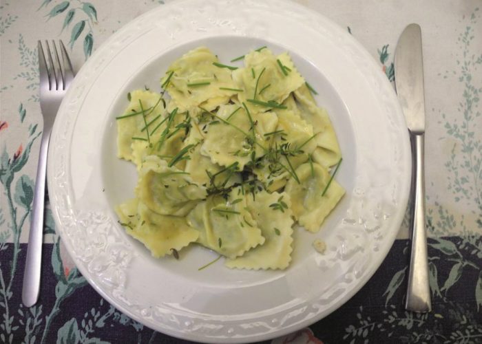 Agnolotti di trota