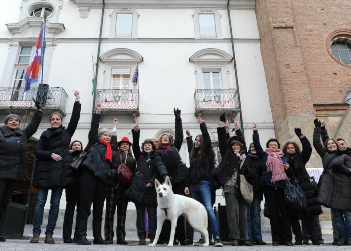 Anche ad Asti il flash mob contro il femminicidio