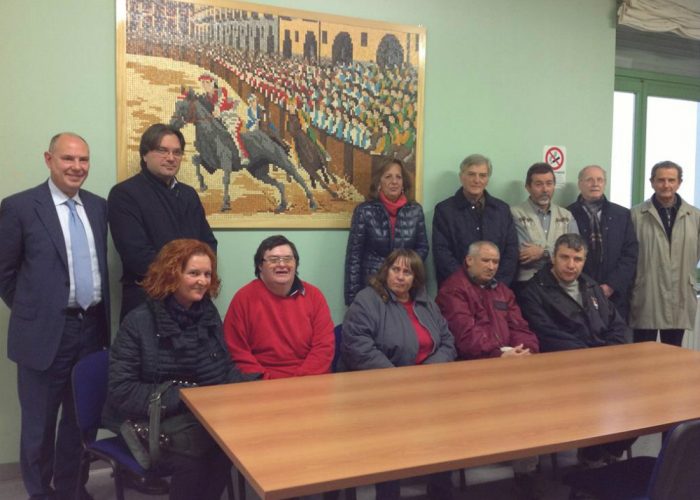 Anffas, un mosaico per il Comune