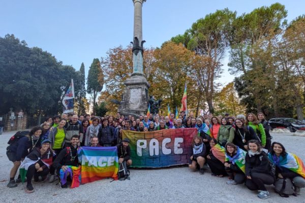 astigiani alla marcia della pace di Assisi